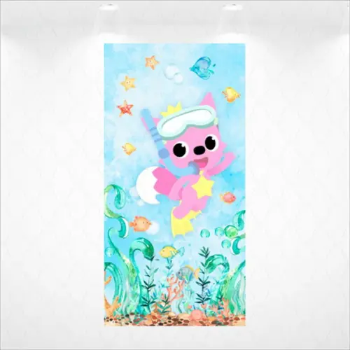 Painel Retangular Vestfácil Baby Shark - 1m X2m
