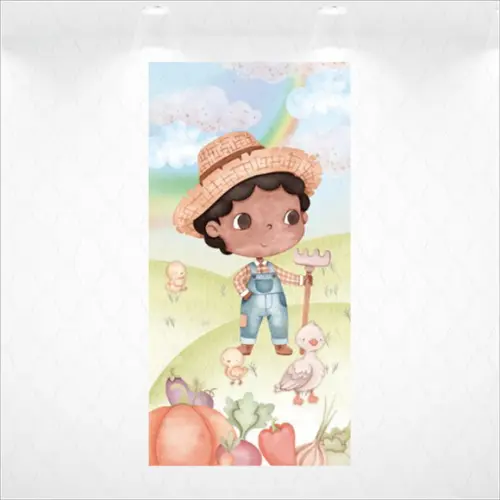 Painel Retangular Vestfácil Fazendinha - 1m X2m