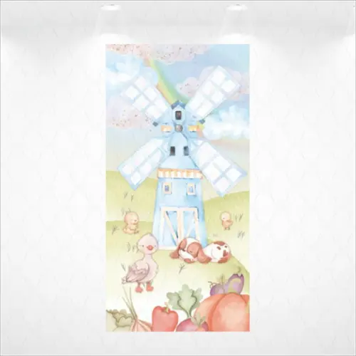 Painel Retangular Vestfácil Fazendinha - 1m X2m