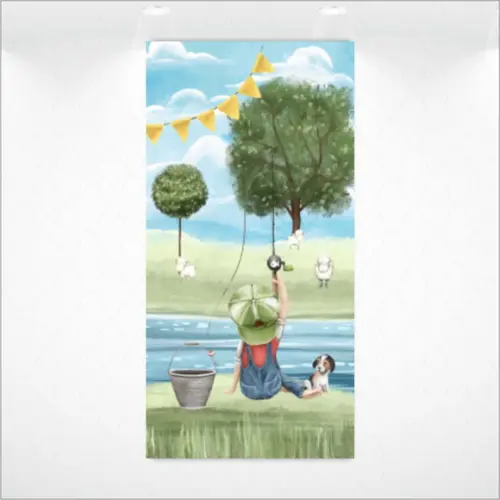 Painel Retangular Vestfácil Fazendinha - 1m X2m