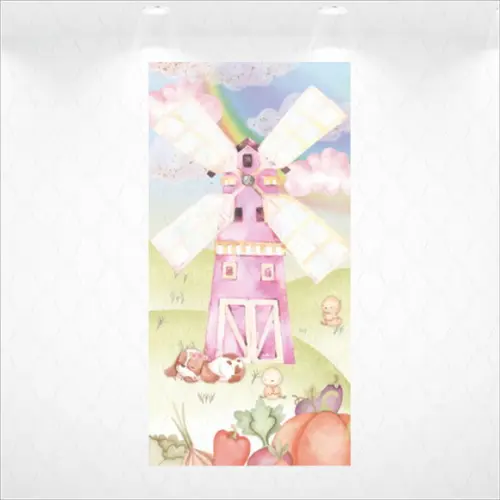 Painel Retangular Vestfácil Fazendinha - 1m X2m