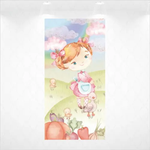Painel Retangular Vestfácil Fazendinha - 1m X2m