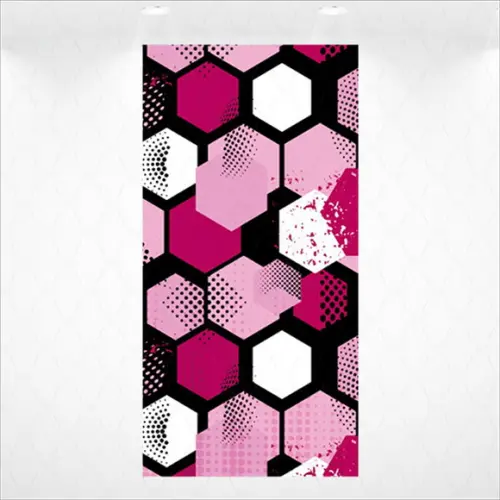 Painel Retangular Vestfácil Futebol Rosa - 1m X2m