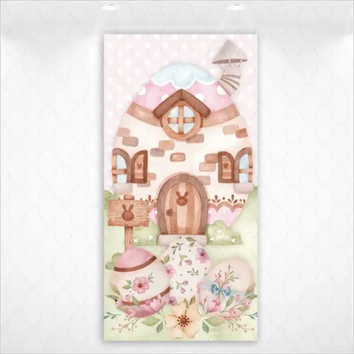 Painel Retangular Vestfácil Páscoa - 1m X2m