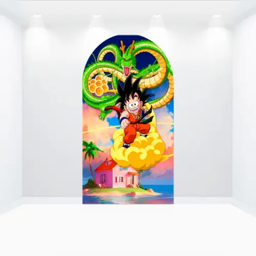Painel Romano ou Retangular - Vestfácil - Dragon Ball