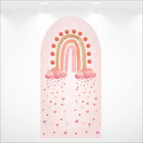 PAINEL ROMANO VESTFÁCIL ARCO-IRÍS BOHO - 1m x2m