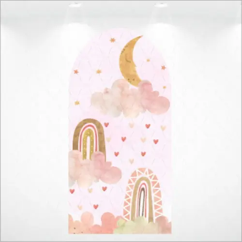 PAINEL ROMANO VESTFÁCIL ARCO-IRÍS BOHO - 1m x2m