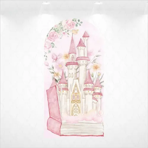 Painel Romano Vestfácil Castelo Princesa - 1m X2m
