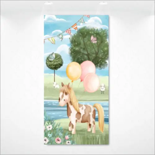Painel Romano Vestfácil Fazendinha - 1m X2m
