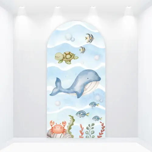 Painel Romano Vestfácil Fundo do Mar - 1m X2m