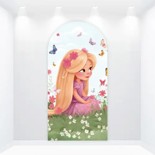 Painel Romano Vestfácil Rapunzel - 1m X2m