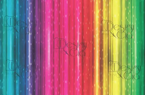 Painel Sublimado - Balada Cascata de Cores I01 - 4,5m x 3m