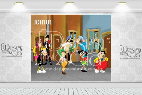 Painel Sublimado em tecido - Chaves 101 3m x 3m