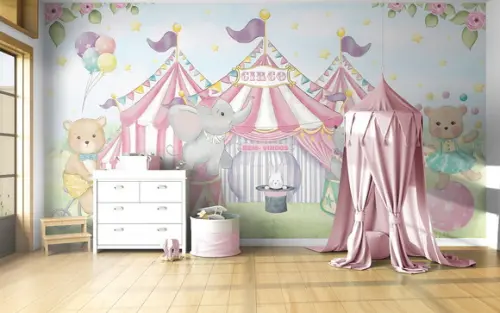 Papel de Parede Circo 5x2,8m