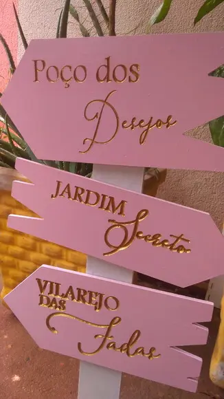 Placa Decorativa Caminhos - com Nome