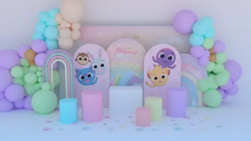 Projeto para Festa 3d - com Arte Inclusa para Impressão