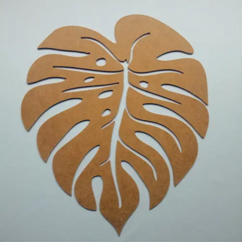 Sousplat mdf Folha Costela de Adão - 3mm