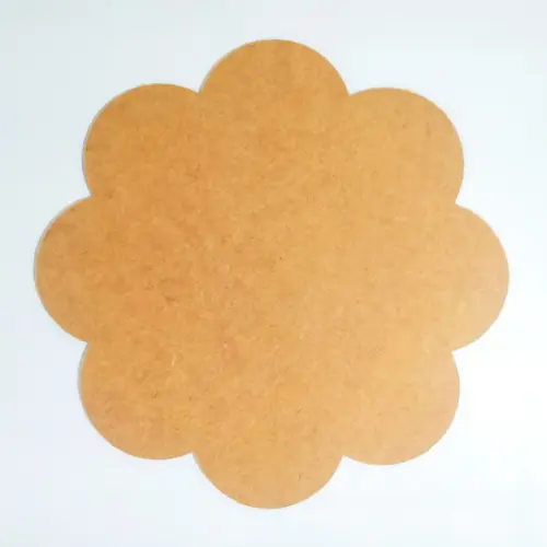 Sousplat -flor de mdf para Artesanato 40cm - Pintado