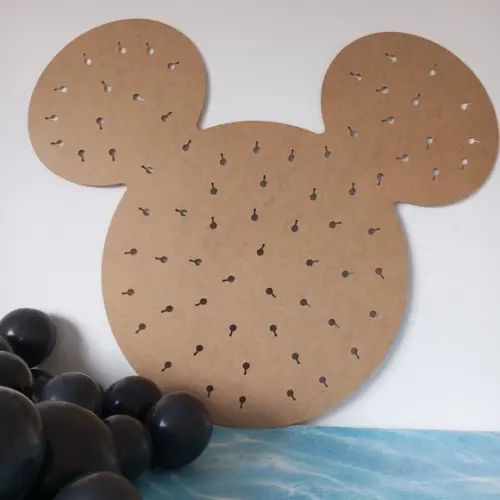 Suporte para Balões em Formato de Cabeça do Mickey