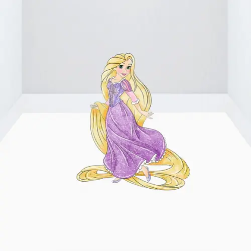 Totem 1,3m Princesa Rapunzel -enrolados Desmontável