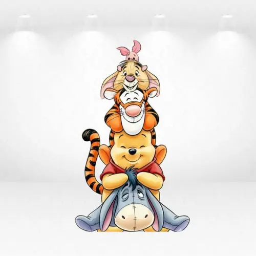 Totem 1,5m Turma do Pooh Desmontável