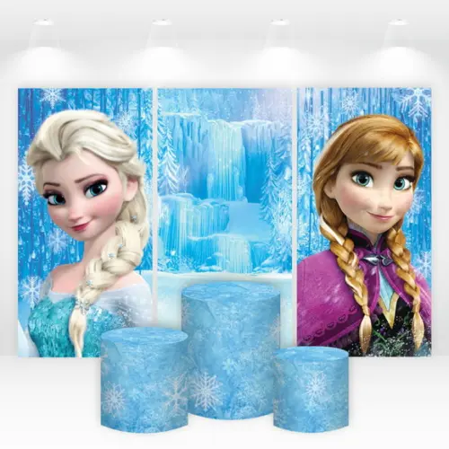 Trio de Capas de Painel e Cilindros Frozen