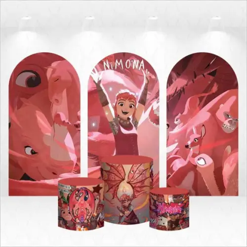 Trio de Capas de Painel e Cilindros Nimona