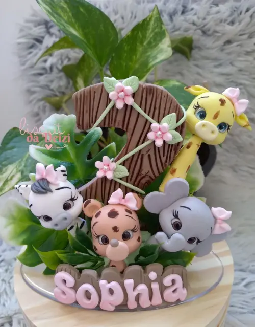 Vela safari  rosa
