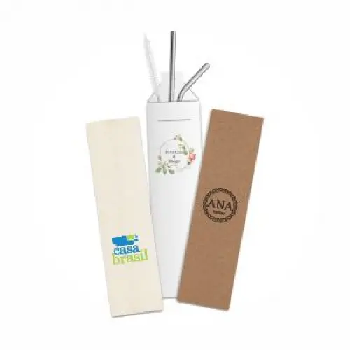 Kit canudo inox