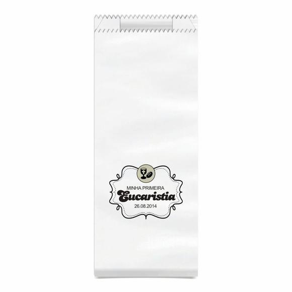 1ª Eucaristia - Saquinho Kraft Simples Personalizado
