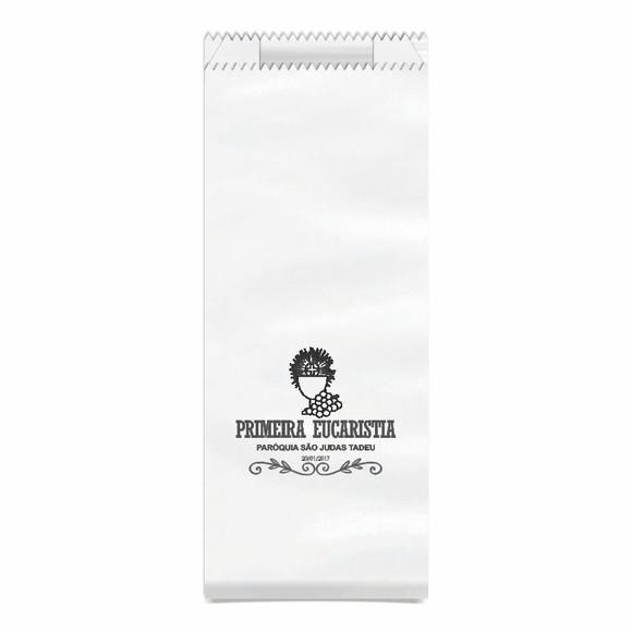 1ª Eucaristia - Saquinho Kraft Simples Personalizado