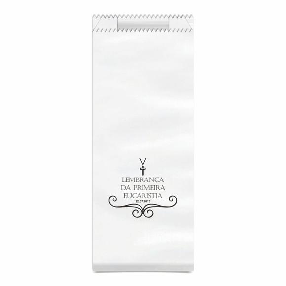 1ª Eucaristia - Saquinho Kraft Simples Personalizado