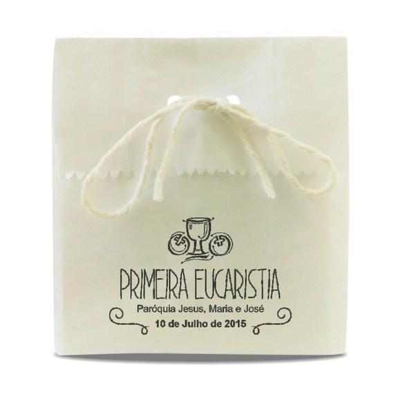 1ª EUCARISTIA - SAQUINHO PAPEL PERSONALIZADO MOD.05