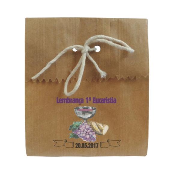 1ª EUCARISTIA - SAQUINHO PAPEL PERSONALIZADO MOD.07