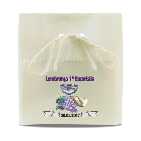 1ª EUCARISTIA - SAQUINHO PAPEL PERSONALIZADO MOD.07