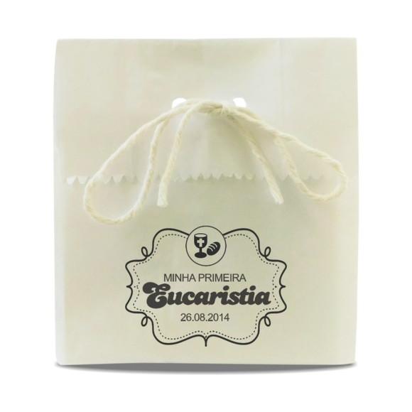 1ª EUCARISTIA - SAQUINHO PAPEL PERSONALIZADO MOD.08