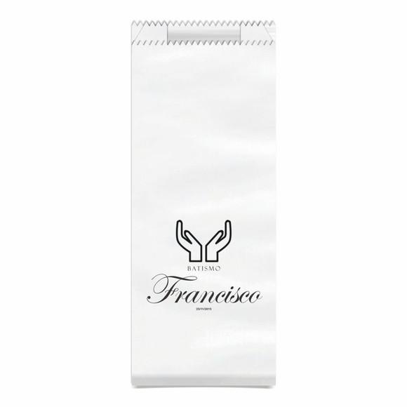 Batismo - Saquinho Kraft Simples Personalizado