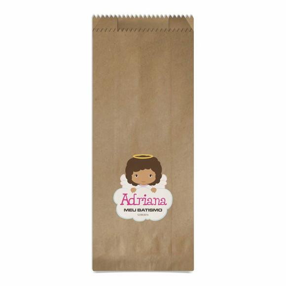 Batismo - Saquinho Kraft Simples Personalizado