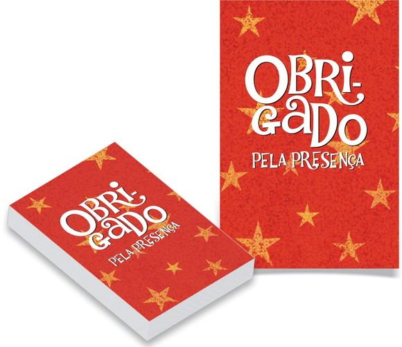 BLOCO DE ANOTAÇÕES COMEMORATIVO
