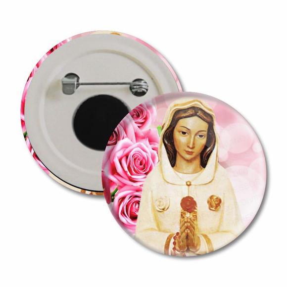 Boton Nossa Senhora da Rosa Mística