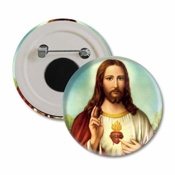 Boton Sagrado Coração de Jesus