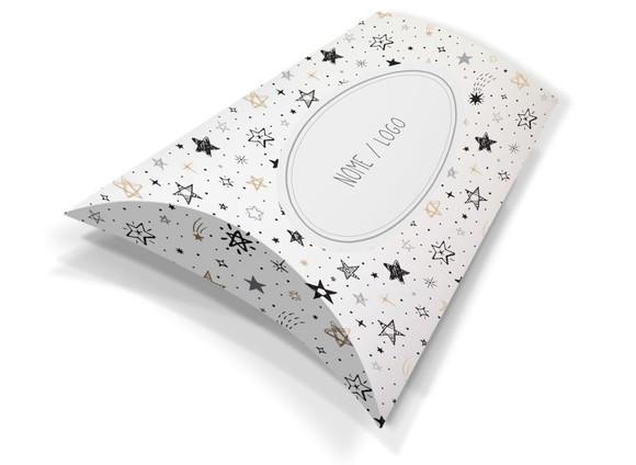 Caixa Travesseiro / Almofada Personalizada. Estrelas. Mod51