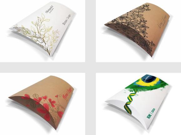 Caixa Travesseiro / Almofada Personalizada. Floral. Mod3
