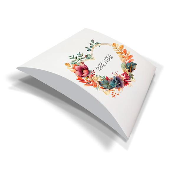 Caixa Travesseiro / Almofada Personalizada. Floral. Mod45