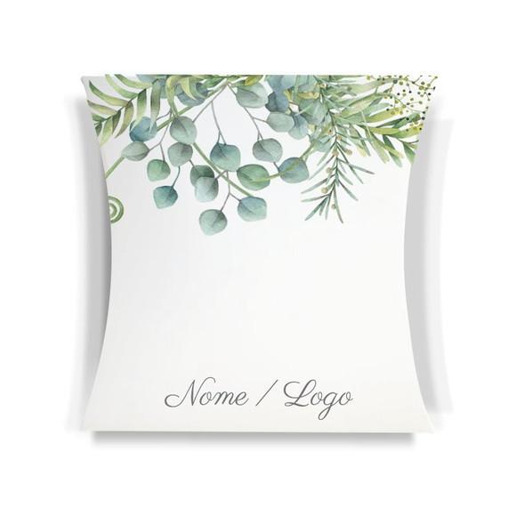 Caixa Travesseiro / Almofada Personalizada. Floral. Mod57