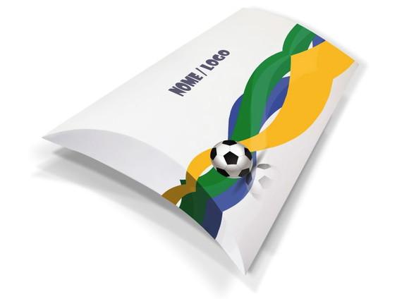 Caixa Travesseiro / Almofada Personalizada. Futebol Mod11