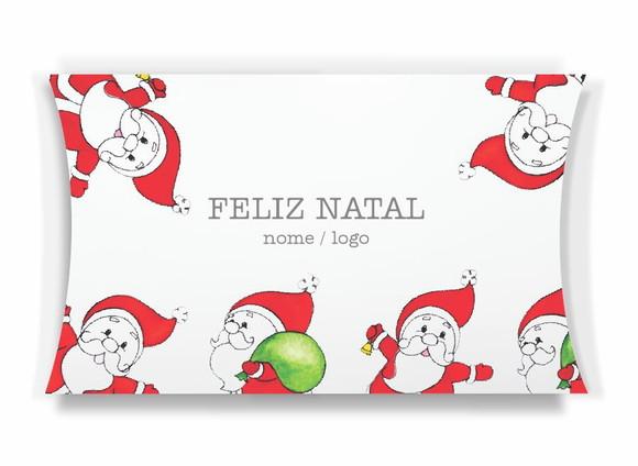 Caixa Travesseiro / Almofada Personalizada. Natal. Mod115