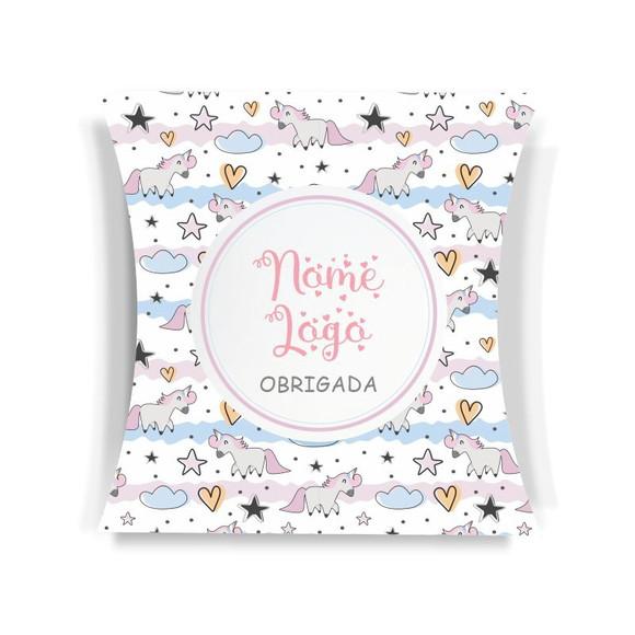 Caixa Travesseiro / Almofada Personalizada. Unicórnio. Mod26