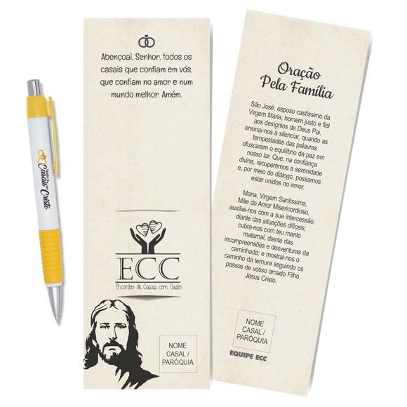Card com Lápis e Borracha ou Caneta, Personalizado. M020.