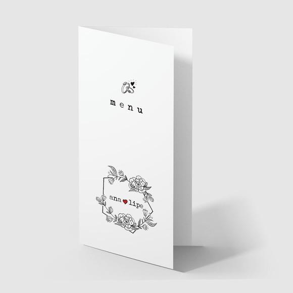 Cardápio / Menu Personalizado Casamento e Festas
